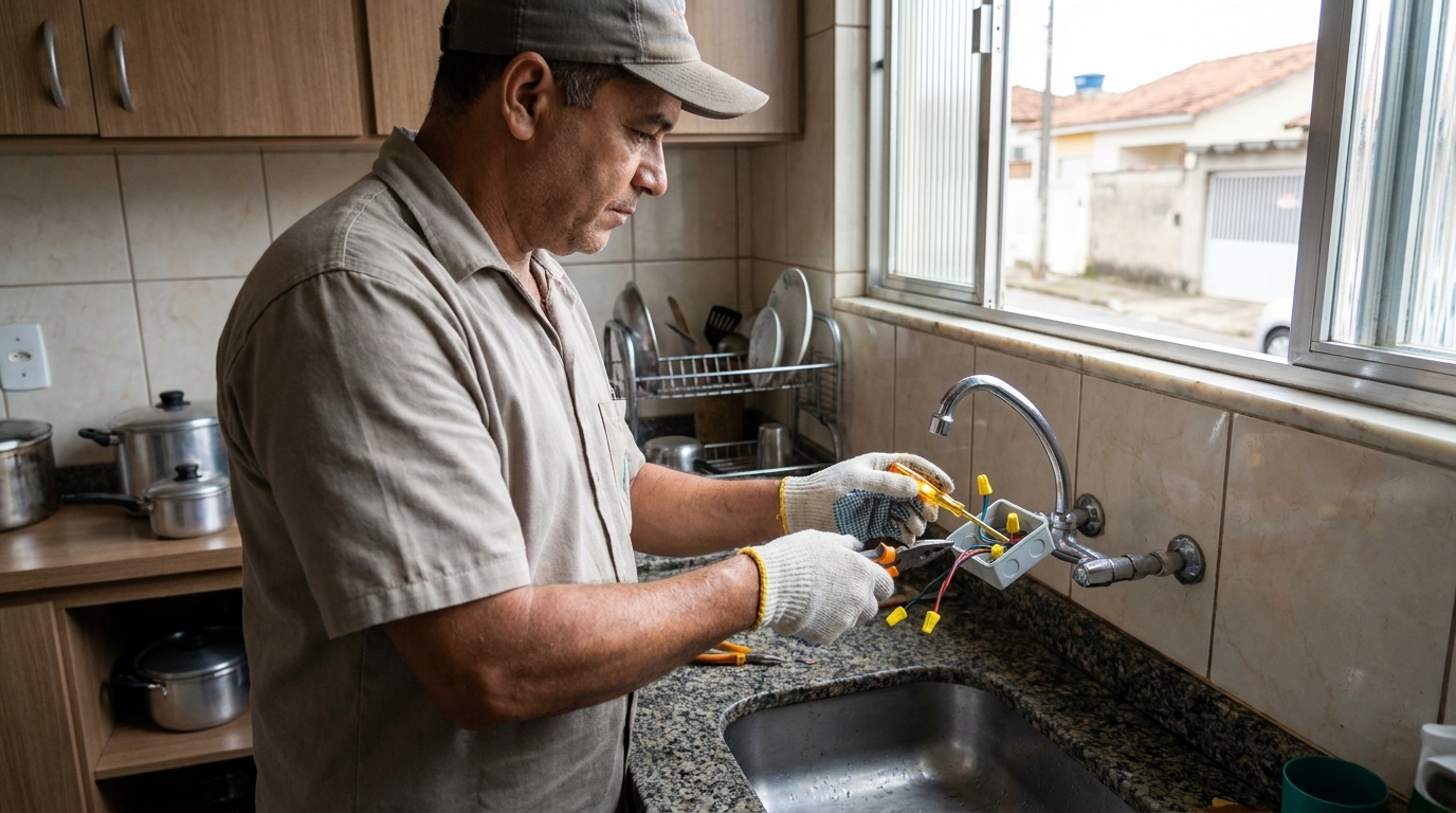 Adequação de Ponto Elétrico em Ponta Grossa‑PR