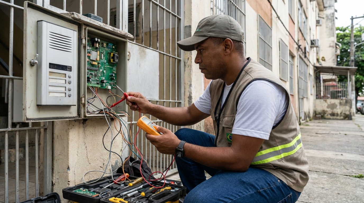 Reparo de Placa e Campainha em Ponta Grossa‑PR